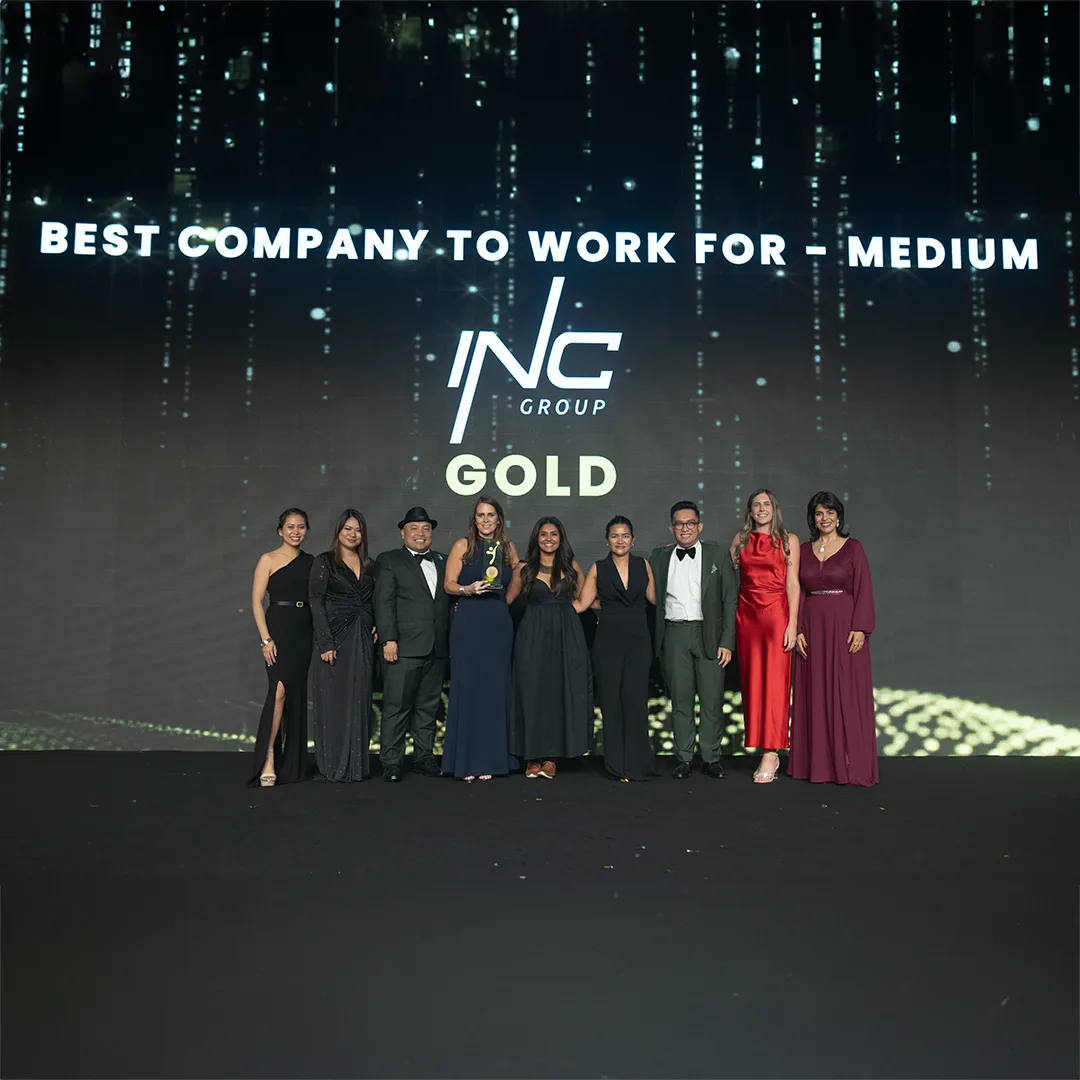 INC Group wins Gold at the Employee Happiness Awards 2025